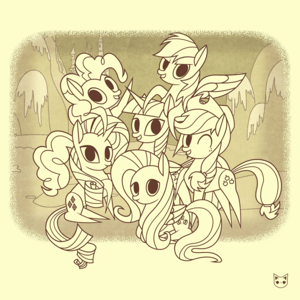 Hay Crates Postcard - Spookitty